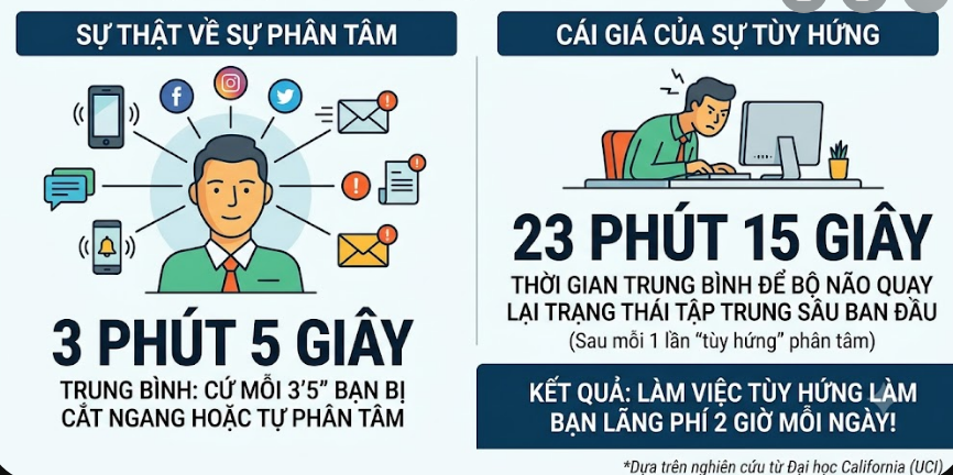 Cái giá của việc làm việc tùy hứng